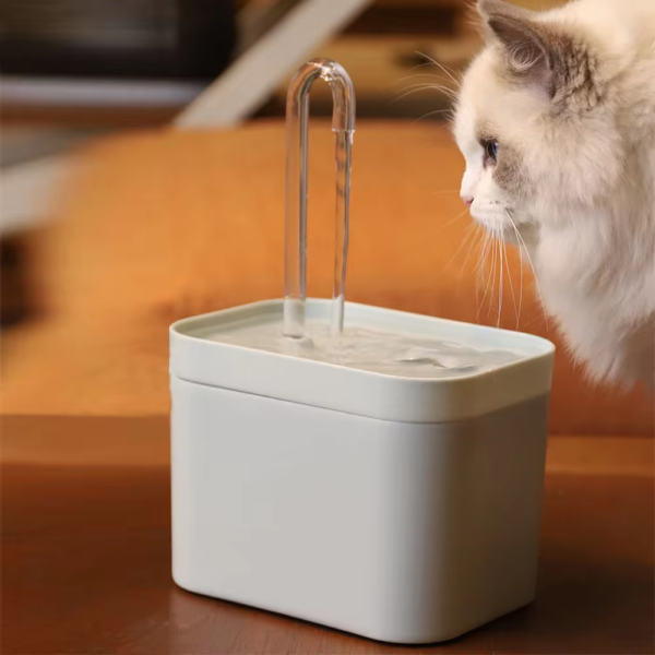 Ultra-Quiet Cat Water Fountain Filter Smart Automatic Pet Dog Water Dispenser&Burnout Prevention Pump1.5L Recirculate Filtrin - Image 2