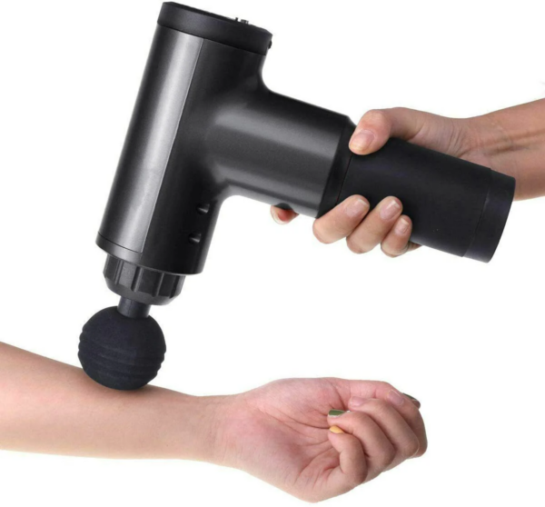 Massage Gun Percussion Massager Deep Tissue Muscle Vibrating Relaxing + 4 Heads - Image 3