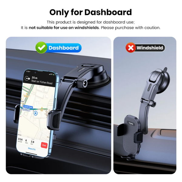 Car Phone Holder Stand Gravity Dashboard Phone Holder Mobile Phone Support Universal for Iphone 13 12 11 Xiaomi Samsung - Image 3