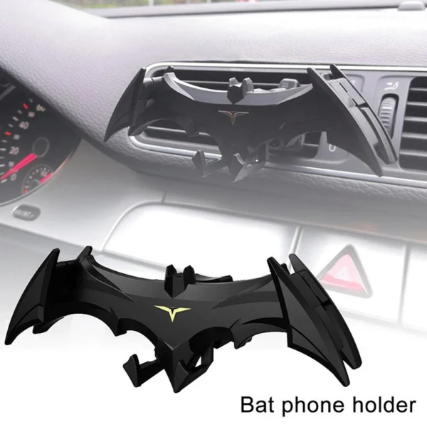 Bat-Shaped Gravity Buckle Type Car Phone Holder Air Outlet Navigation Support Frame Suitable for All 4-6.5 Inch Devices - Image 3